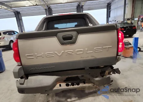 2002 Chevrolet Avalanche K1500 z USA, uszkodzony, nr VIN 3GNEK13T32G103771